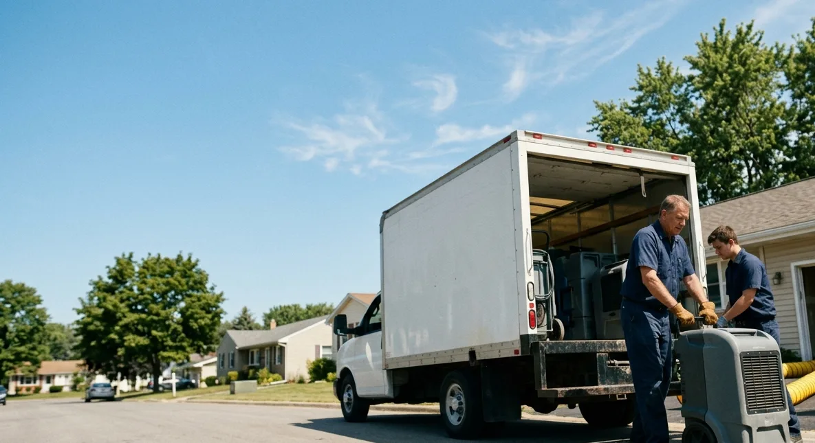 Water Damage Cleanup in Richton Park, IL near me